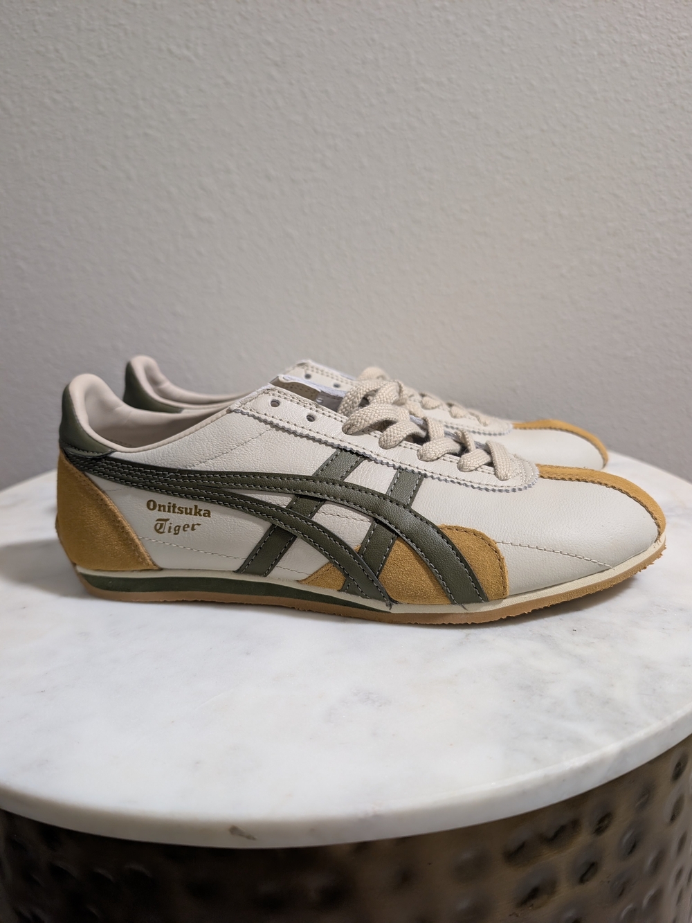 Onitsuka Tiger by Asics Men’s Mexico 66 Sneakers in Beige, Olive & Tan